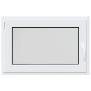 vidaXL Finestra Seminterrato RISOR 90x60 cm Anta Ribalta DIN Sinistra