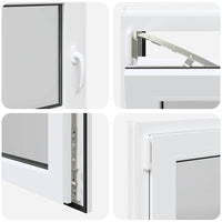 Finestra Seminterrato RISOR 90x60 cm Anta Ribalta DIN Sinistra 4108317