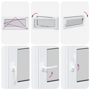 Finestra da cantina "RISOR" 100x50 cm anta ribalta DIN destra bianca 4108320