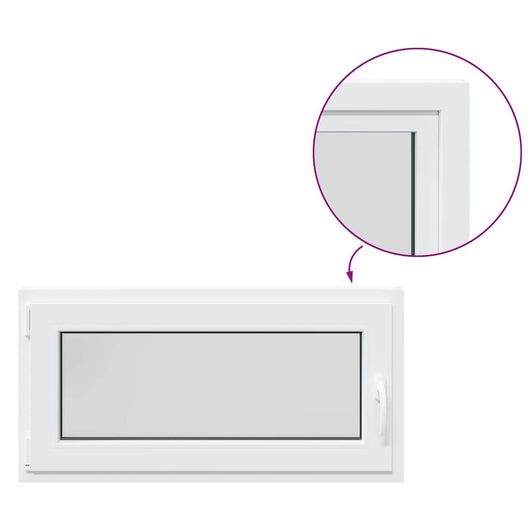 Finestra Seminterrato RISOR 100x50 cm Anta Ribalta DIN Sinistra 4108321