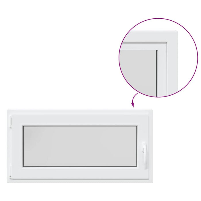 Finestra Seminterrato RISOR 100x50 cm Anta Ribalta DIN Sinistra 4108321