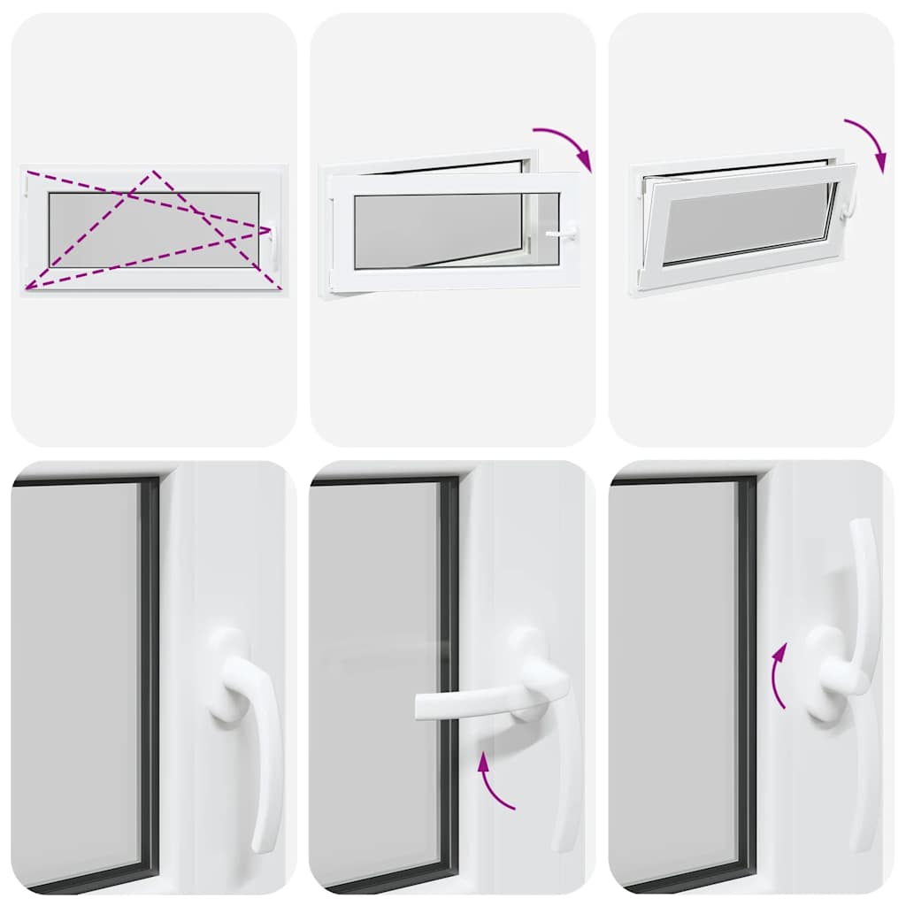 Finestra Seminterrato RISOR 100x50 cm Anta Ribalta DIN Sinistra 4108321