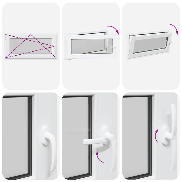 Finestra Seminterrato RISOR 100x50 cm Anta Ribalta DIN Sinistra 4108321