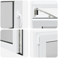 Finestra Seminterrato RISOR 100x50 cm Anta Ribalta DIN Sinistra 4108321