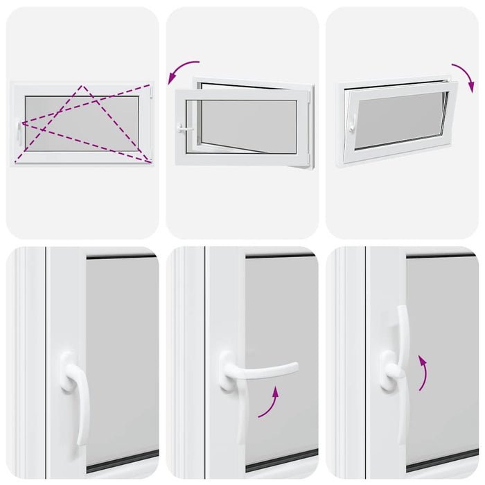 Finestra Seminterrato RISOR 100x70 cm Anta Ribalta DIN Destra 4108324