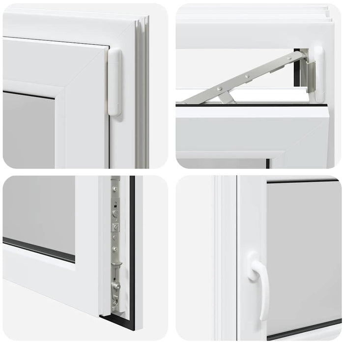 Finestra da cantina "RISOR" 100x70 cm Anta-ribalta DIN Destra Bianca