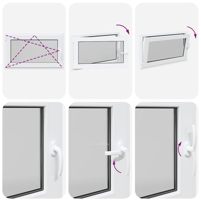 Finestra Seminterrato RISOR 100x70 cm Anta Ribalta DIN Sinistra 4108325