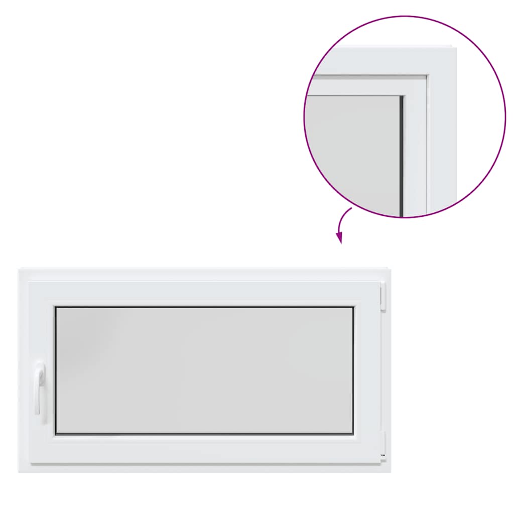 Finestra Seminterrato RISOR 110x50 cm Anta Ribalta DIN Destra 4108326