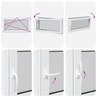 Finestra Seminterrato RISOR 110x50 cm Anta Ribalta DIN Destra 4108326