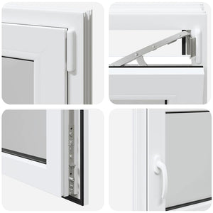 Finestra Seminterrato RISOR 110x50 cm Anta Ribalta DIN Destra 4108326