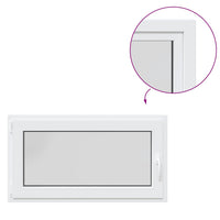 Finestra Seminterrato RISOR 110x50 cm Anta Ribalta DIN Sinistra