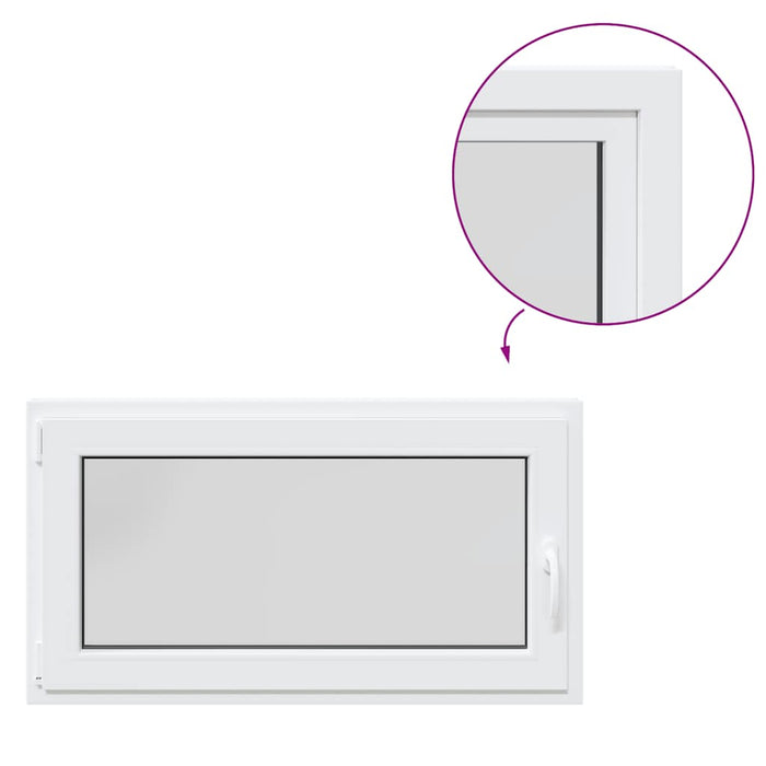 Finestra Seminterrato RISOR 110x50 cm Anta Ribalta DIN Sinistra