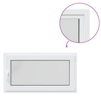 vidaXL Finestra Seminterrato RISOR 110x60 cm Anta Ribalta DIN Destra