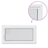 Finestra da cantina "RISOR" 110x70 cm Anta-ribalta DIN Destra Bianca