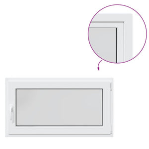 Finestra da cantina "RISOR" 110x70 cm Anta-ribalta DIN Destra Bianca