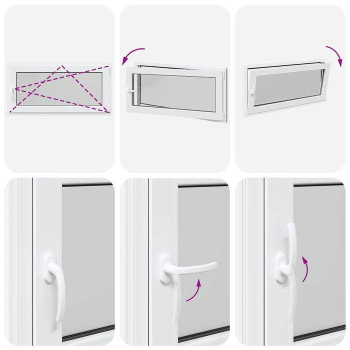 Finestra Seminterrato RISOR 120x60 cm Anta Ribalta DIN Destra 4108332