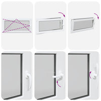 Finestra Seminterrato RISOR 120x60 cm Anta Ribalta DIN Sinistra 4108333