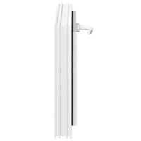 vidaXL Finestra Seminterrato RISOR 60x40 cm Tilt 2 Vetri Bianco