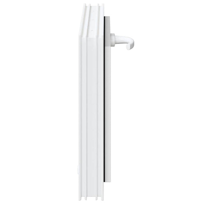 vidaXL Finestra Seminterrato RISOR 60x40 cm Tilt 2 Vetri Bianco