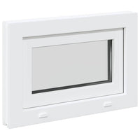 vidaXL Finestra Seminterrato RISOR 60x40 cm Tilt 2 Vetri Bianco