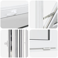 Finestra Seminterrato RISOR 60x40 cm Tilt 2 Vetri Bianco 4108334