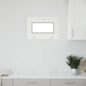 vidaXL Finestra Seminterrato RISOR 60x40 cm Tilt 2 Vetri Bianco