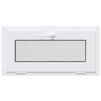 vidaXL Finestra Seminterrato RISOR 80x40 cm Tilt 2 Vetri Bianco