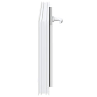 vidaXL Finestra Seminterrato RISOR 80x40 cm Tilt 2 Vetri Bianco