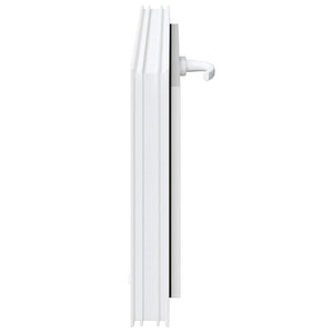 vidaXL Finestra Seminterrato RISOR 80x40 cm Tilt 2 Vetri Bianco
