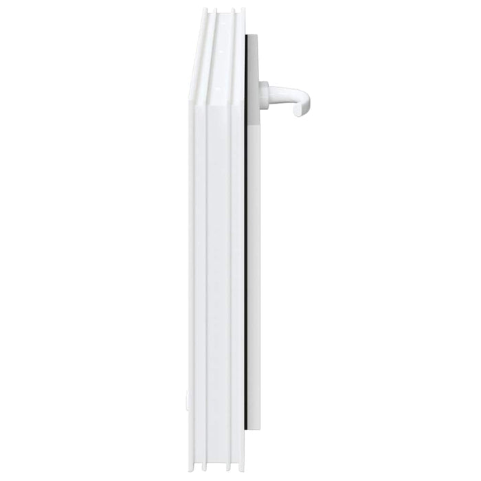 vidaXL Finestra Seminterrato RISOR 80x40 cm Tilt 2 Vetri Bianco