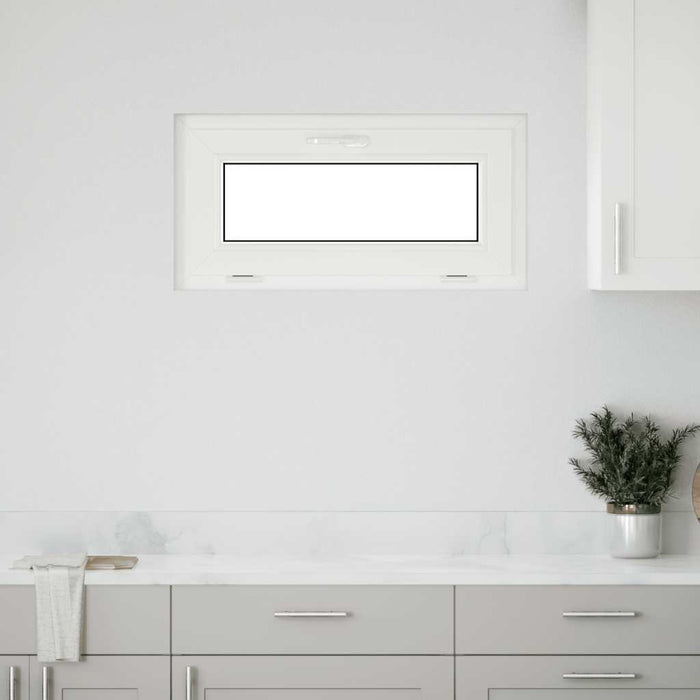 Finestra Seminterrato RISOR 80x40 cm Tilt 2 Vetri Bianco 4108335