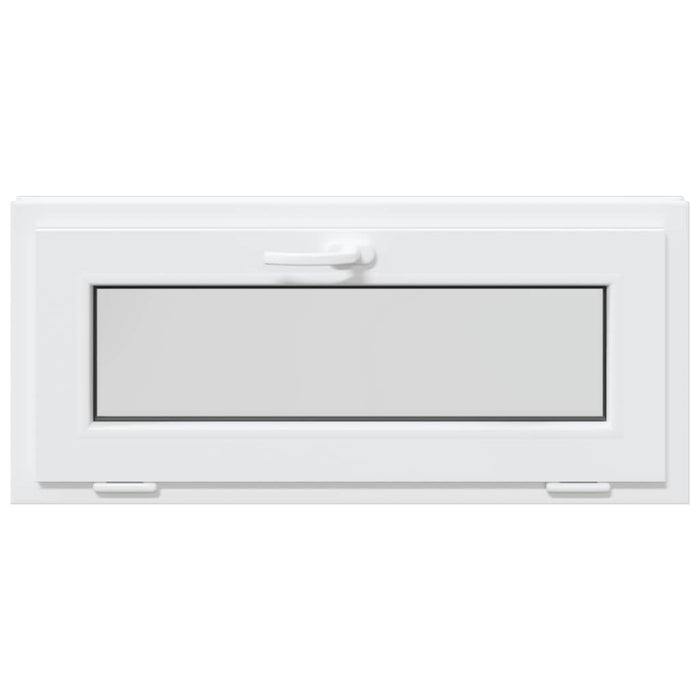vidaXL Finestra Seminterrato RISOR 90x40 cm Tilt 2 Vetri Bianco