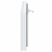 vidaXL Finestra Seminterrato RISOR 90x40 cm Tilt 2 Vetri Bianco