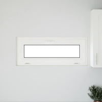 vidaXL Finestra Seminterrato RISOR 100x40 cm Tilt 2 Vetri Bianco
