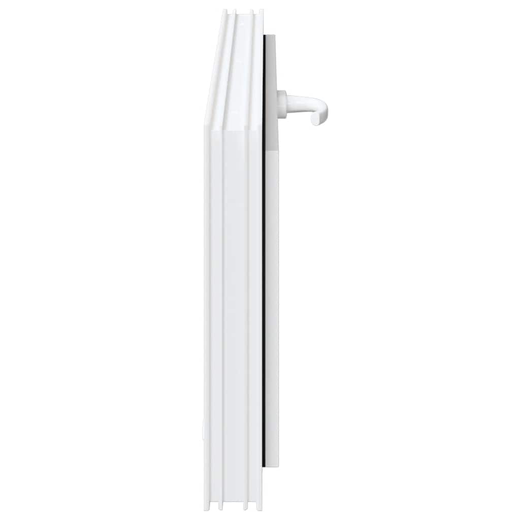 vidaXL Finestra Seminterrato RISOR 100x40 cm Tilt 2 Vetri Bianco