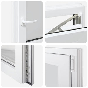 Finestra per Seminterrato RISOR 50x50cm Anta Ribalta DIN Destra 4108339