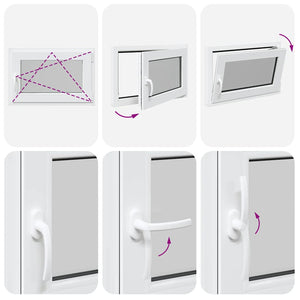 Finestra per Seminterrato RISOR 50x75cm Anta Ribalta DIN Destra 4108341