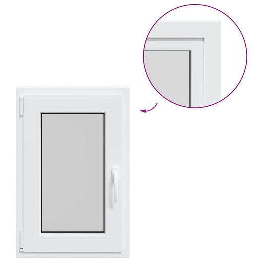 Finestra Seminterrato RISOR 50x75 cm Anta Ribalta DIN Sinistra 4108342