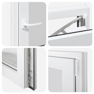 Finestra per Seminterrato RISOR 60x80cm Anta Ribalta DIN Destra 4108345