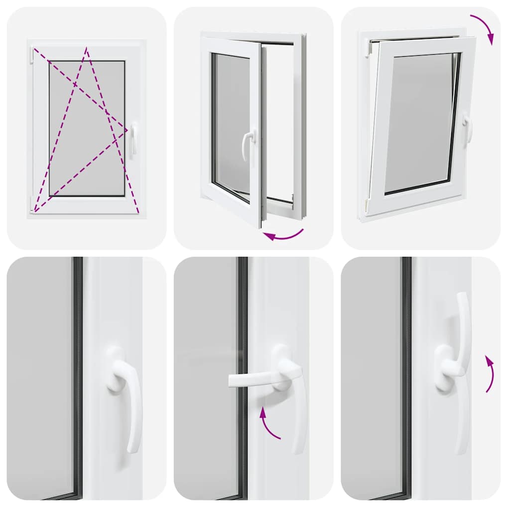 Finestra Seminterrato RISOR 60x80 cm Anta Ribalta DIN Sinistra 4108346