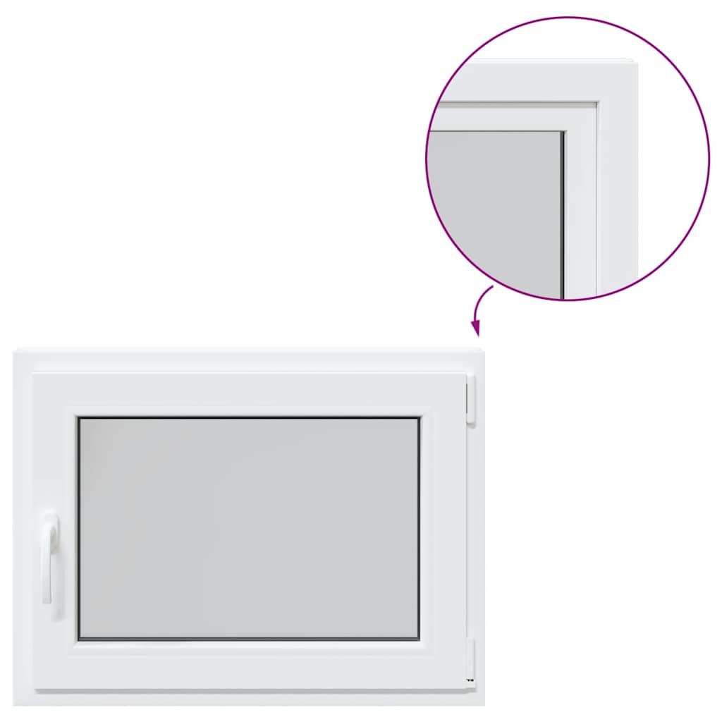 Finestra Seminterrato RISOR 80x70 cm Anta Ribalta DIN Destra 4108355