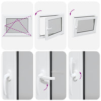 Finestra Seminterrato RISOR 80x70 cm Anta Ribalta DIN Destra 4108355