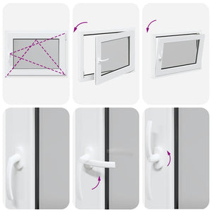 Finestra Seminterrato RISOR 80x70 cm Anta Ribalta DIN Destra 4108355