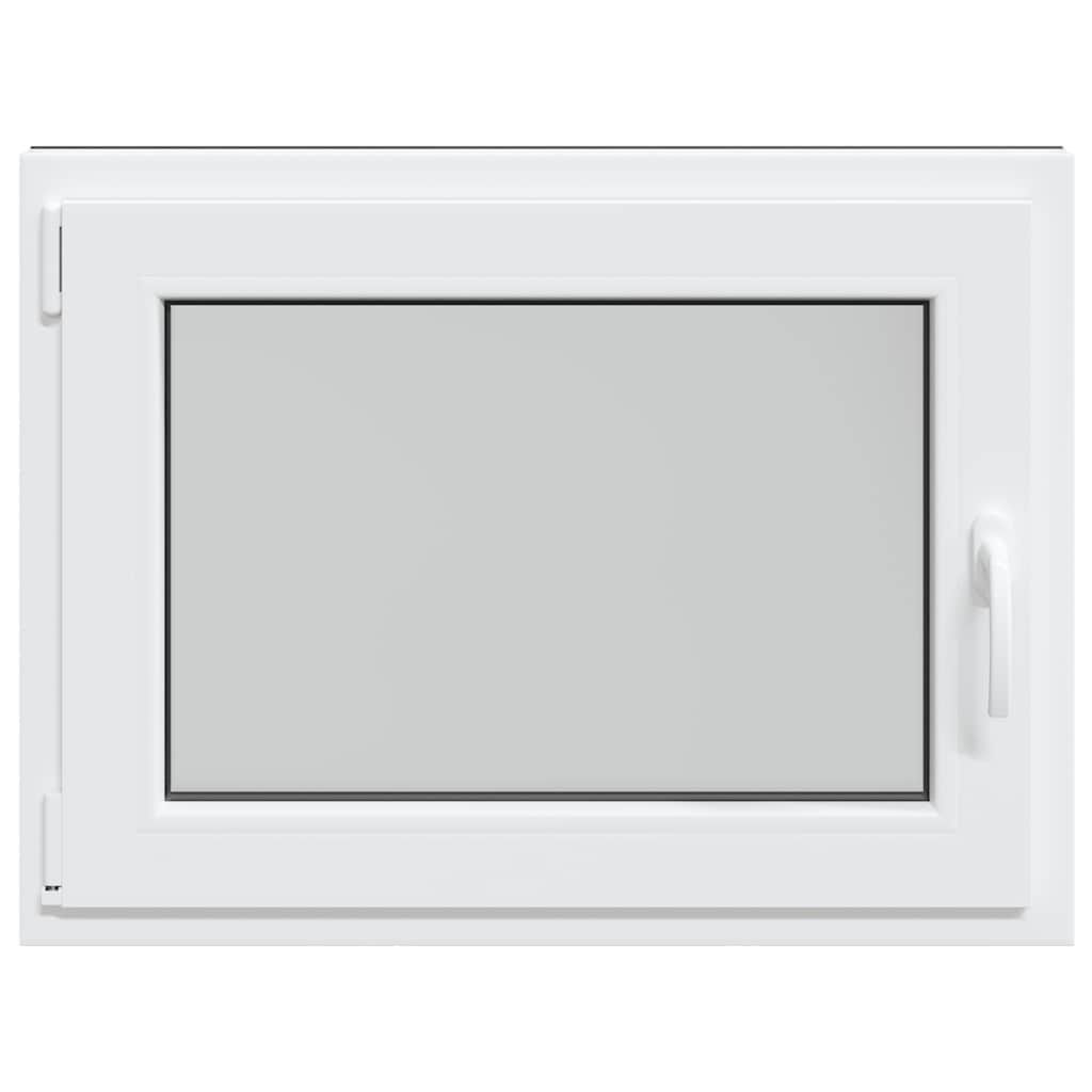 vidaXL Finestra da cantina "RISOR" 80x70 cm anta ribalta DIN sinistra bianca