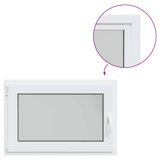 Finestra Seminterrato RISOR 90x50 cm Anta Ribalta DIN Sinistra 4108358