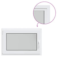 Finestra da cantina "RISOR" 90x50 cm anta ribalta DIN sinistra bianca