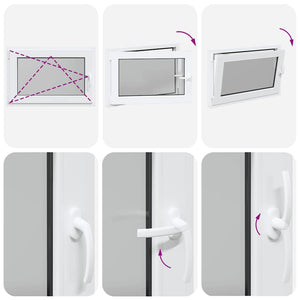 Finestra Seminterrato RISOR 90x50 cm Anta Ribalta DIN Sinistra 4108358