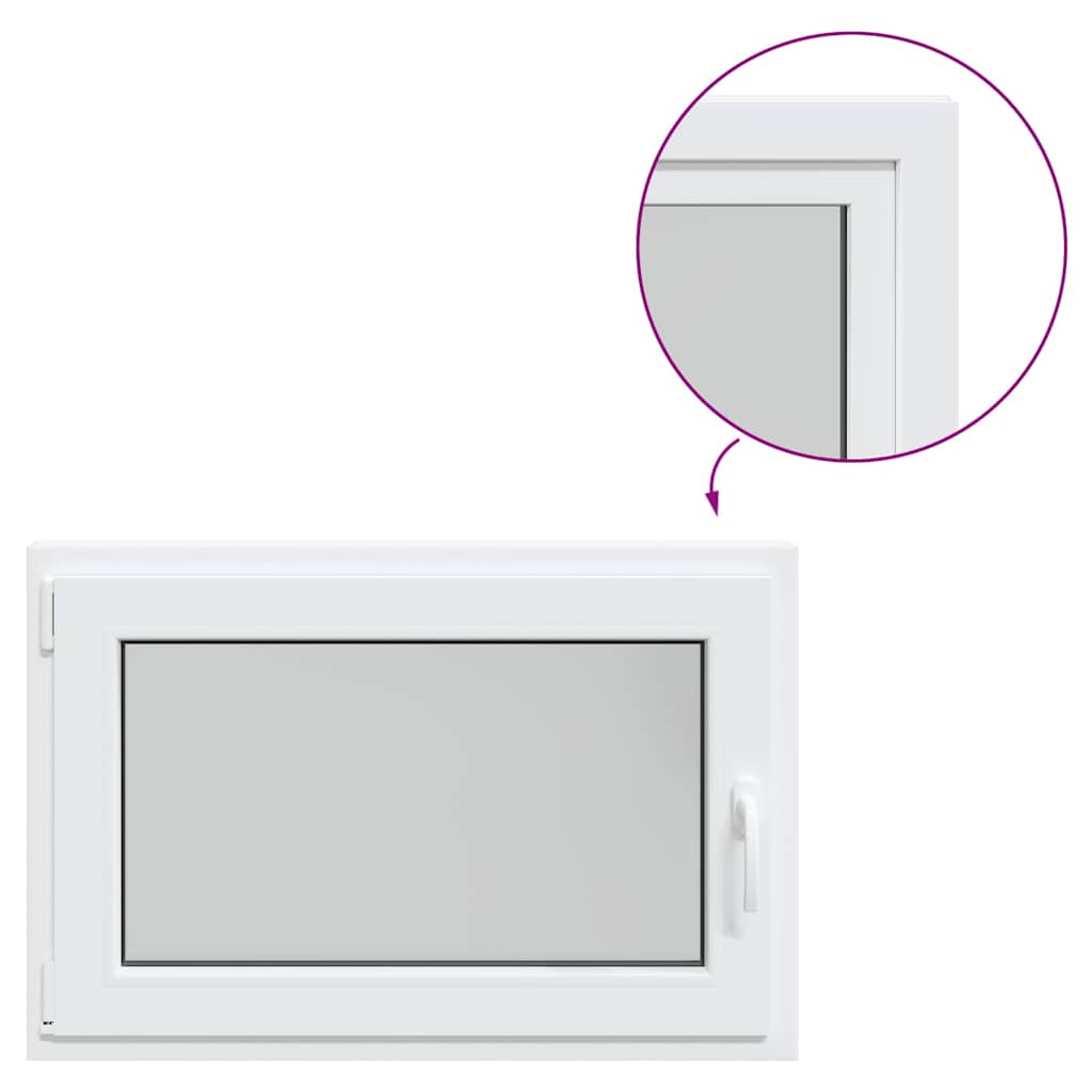 Finestra Seminterrato RISOR 90x60 cm Anta Ribalta DIN Sinistra 4108360