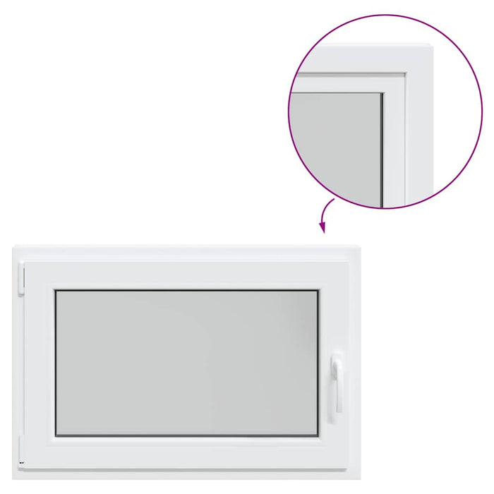 Finestra Seminterrato RISOR 90x60 cm Anta Ribalta DIN Sinistra 4108360