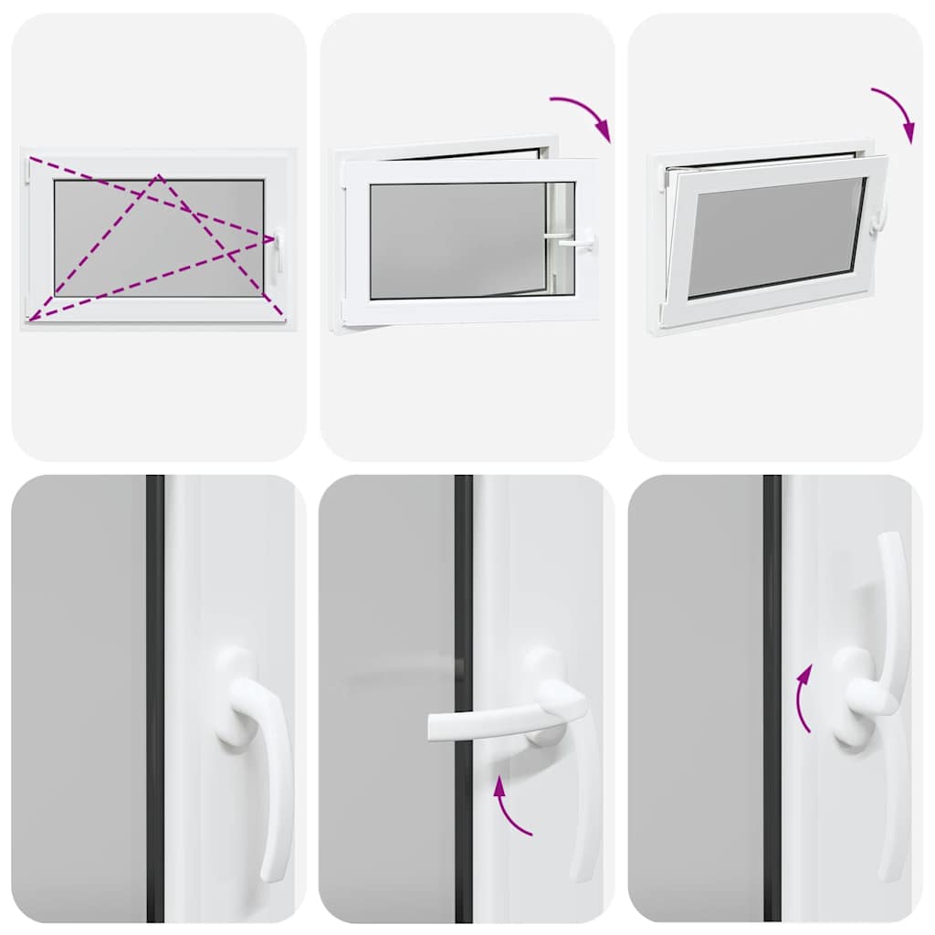 Finestra Seminterrato RISOR 90x60 cm Anta Ribalta DIN Sinistra 4108360